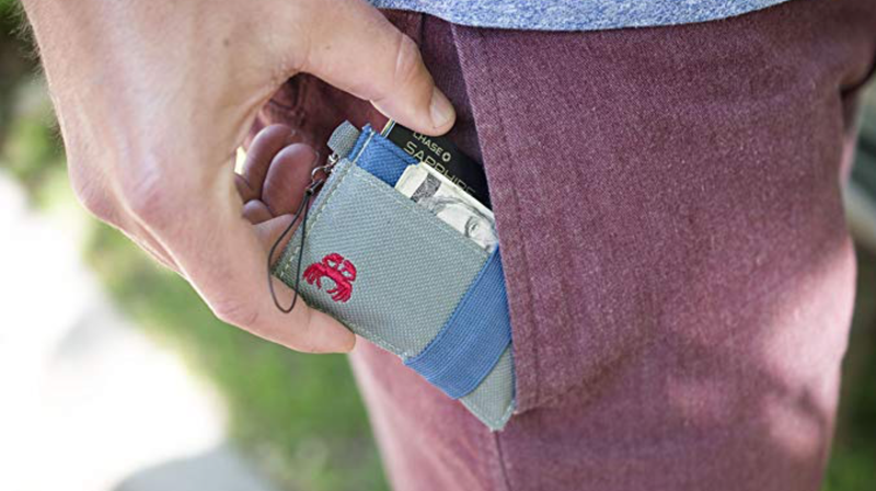 Crabby Wallets Elastic | $10 | Amazon | Clip the $5 off couponCrabby Wallets Canvas | $10 | Amazon | Clip the $5 coupon